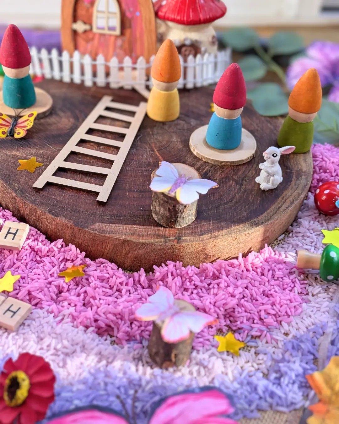 Toddler exploring sensory play